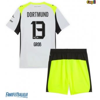 Borussia Dortmund Pascal Gross #13 Echipament de Fotbal Replică 2025-26 Copii Deplasare (+ Șorturi)